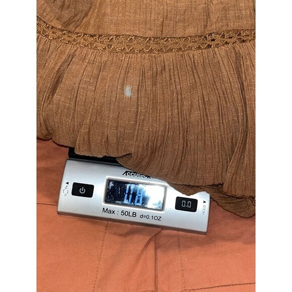 American Eagle Brown Ruffle Hemline Crochette  Mini Sundress Women's Size XXL - Picture 11 of 11